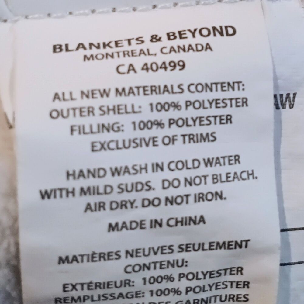 Blankets & Beyond Frosted Gray Bunny Security Blanket-Lovey-2023-14"x14"-Unisex - Picture 9 of 9